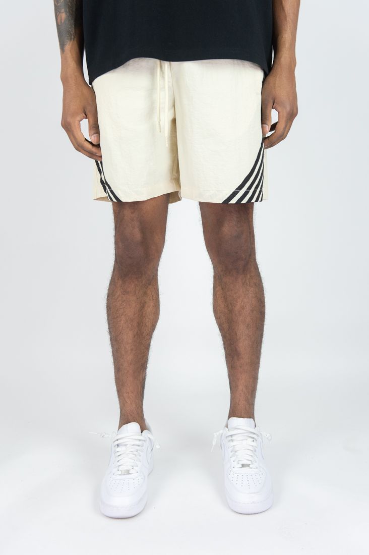 REBEL MINDS "CREAM STRIPE" SHORTS
