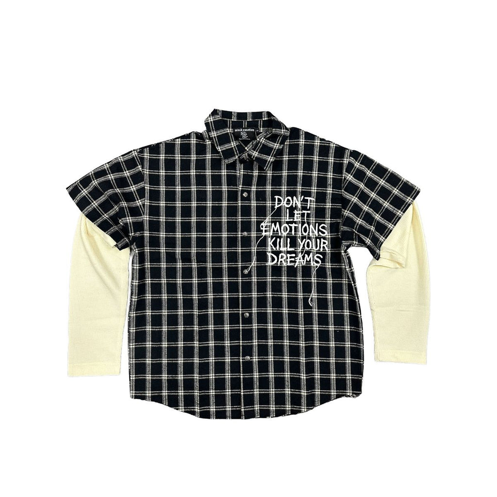 MIXED EMOTION BLACK ‘Dreams’ FLANNEL