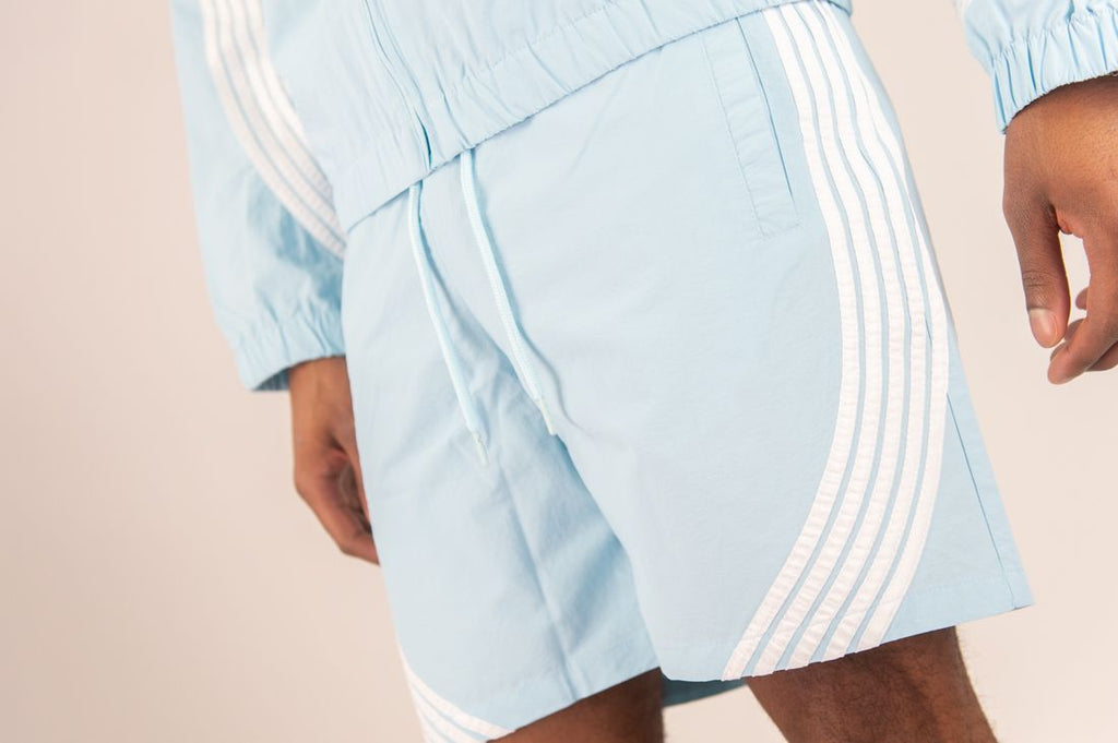 REBEL MINDS "BLUE STRIPE" SHORTS