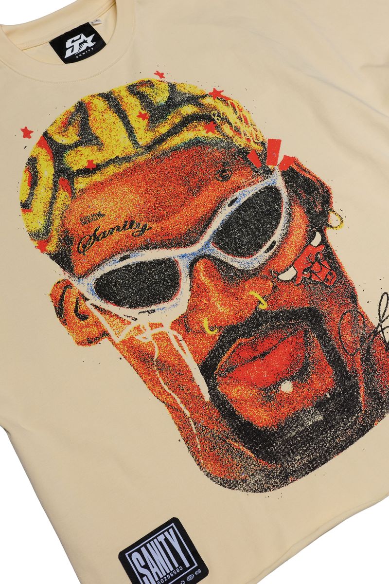 Sanity-Built To Be Different crop tee