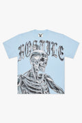 X-hostile blue Skeleton T-Shirt