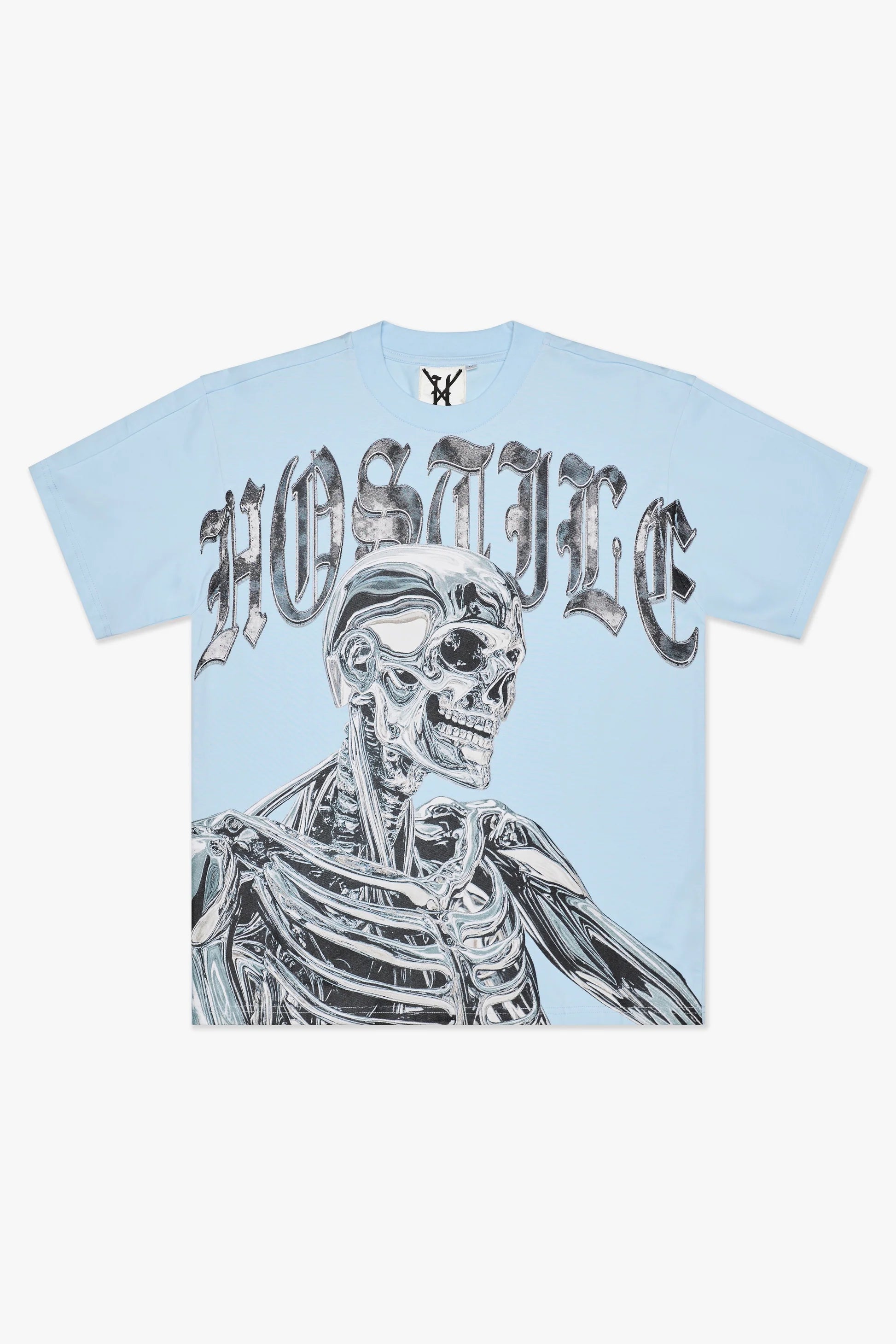 X-hostile blue Skeleton T-Shirt