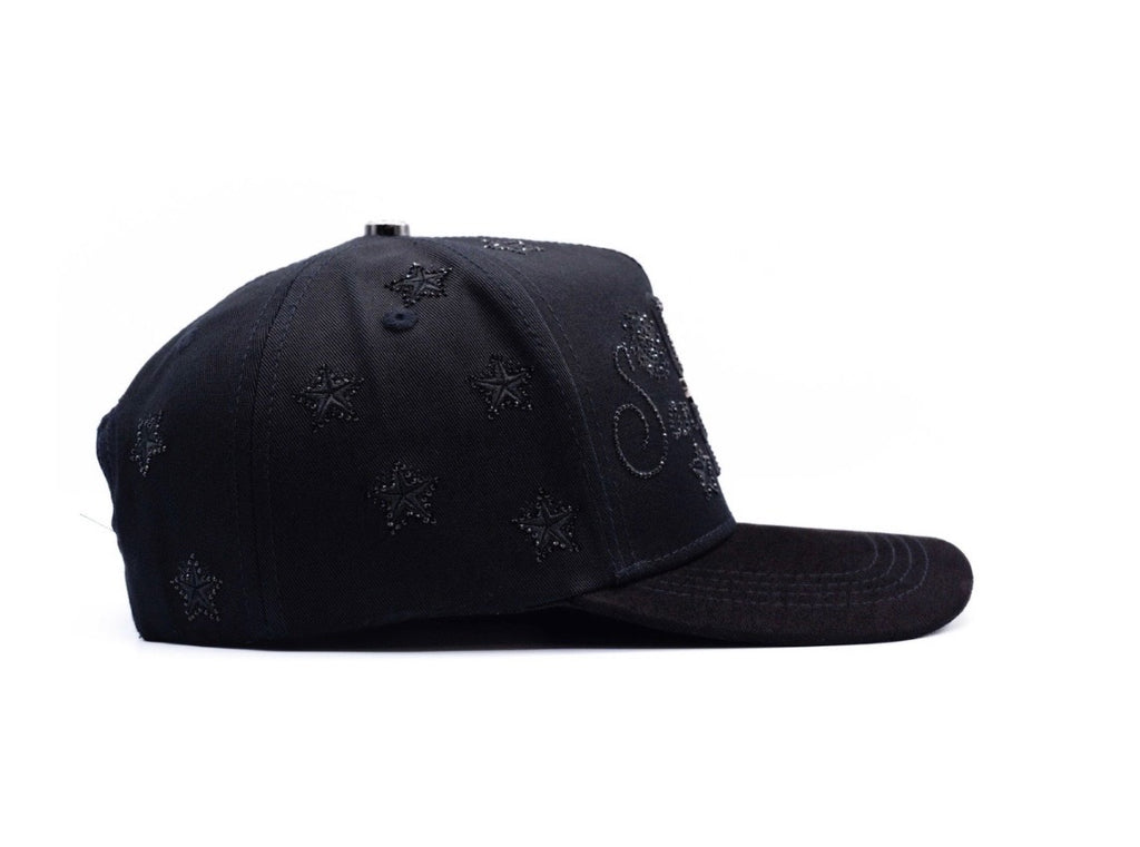 San Diego total black snapback