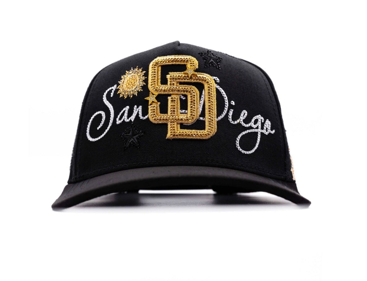 SAN DIEGO BLK/GOLD SNAPBACK