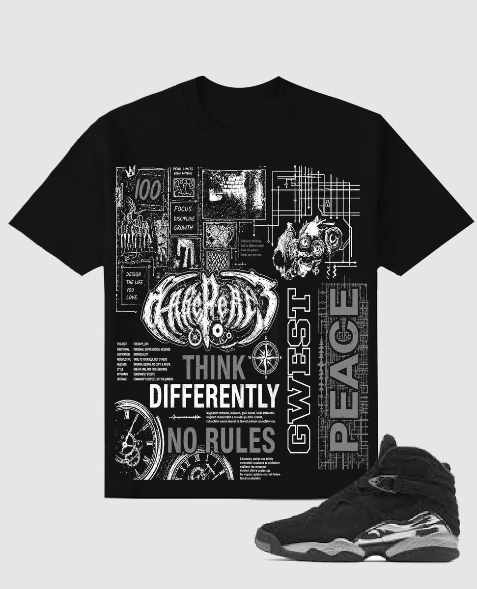 G WEST "NO RULES MENS" TEE