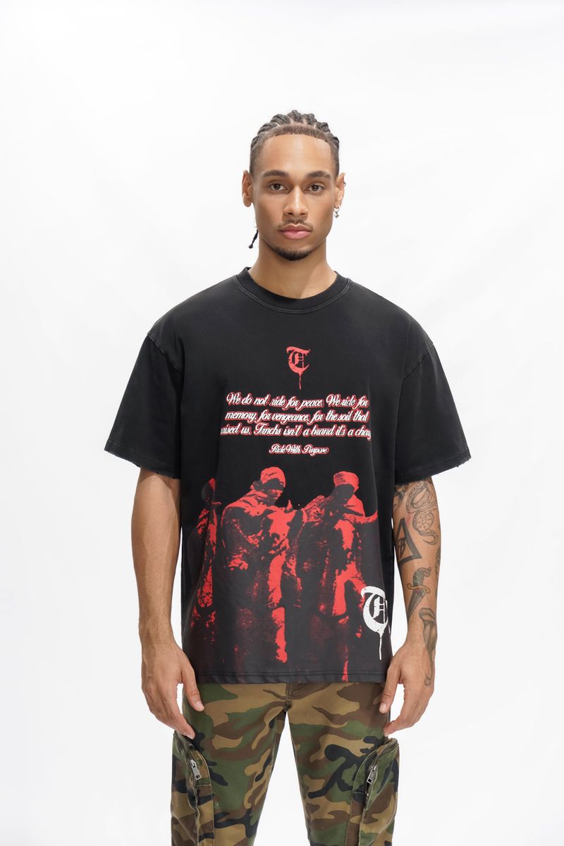 TRENCHS "INFANTRY" Black Tee