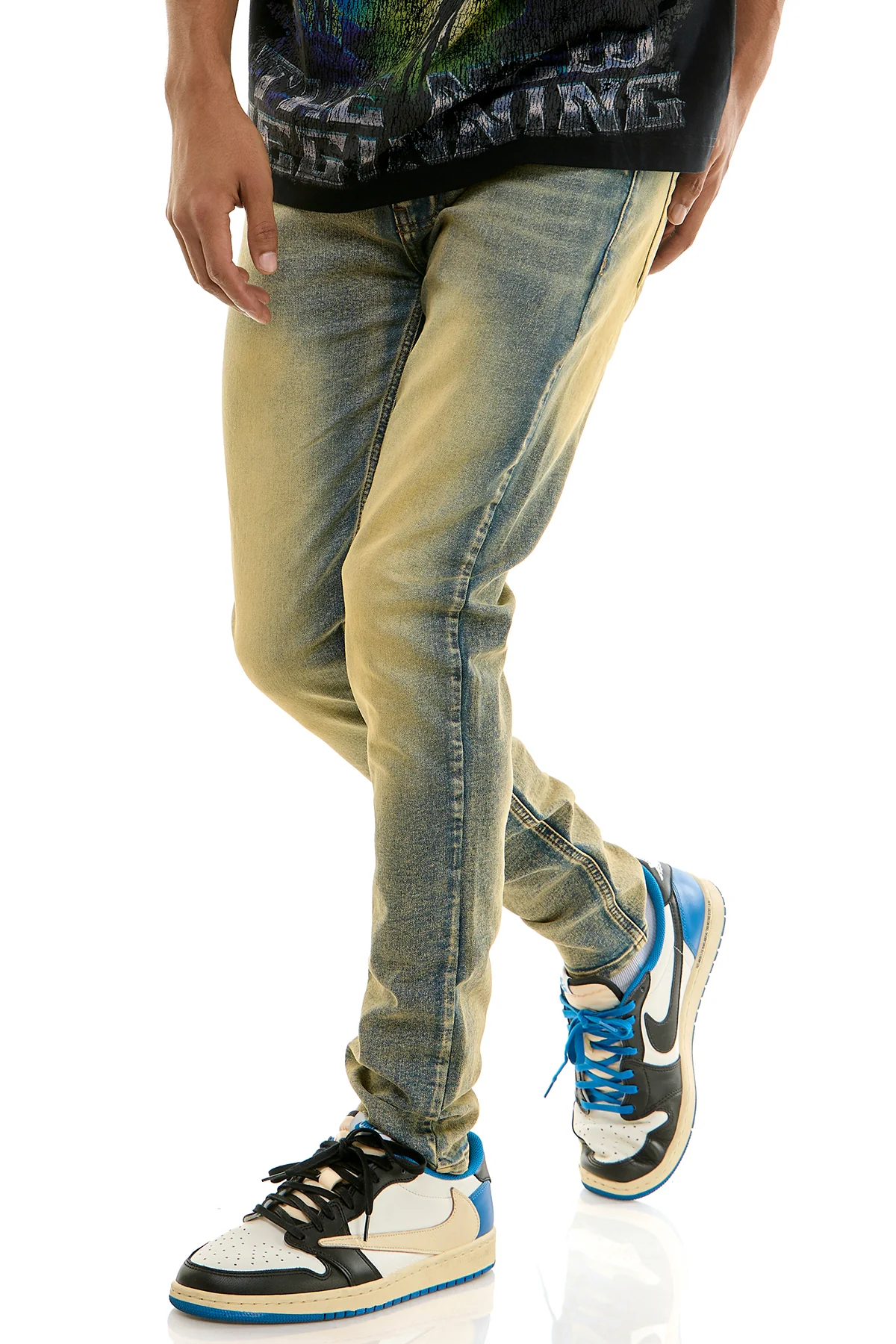 KDNK Everyday Skinny vintage blue denim