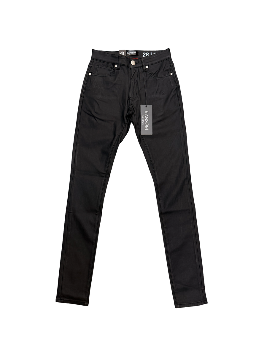 Ransom London BLACK WAX Denim