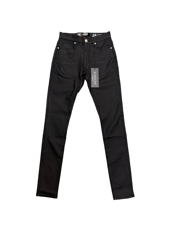 Ransom London BLACK WAX Denim