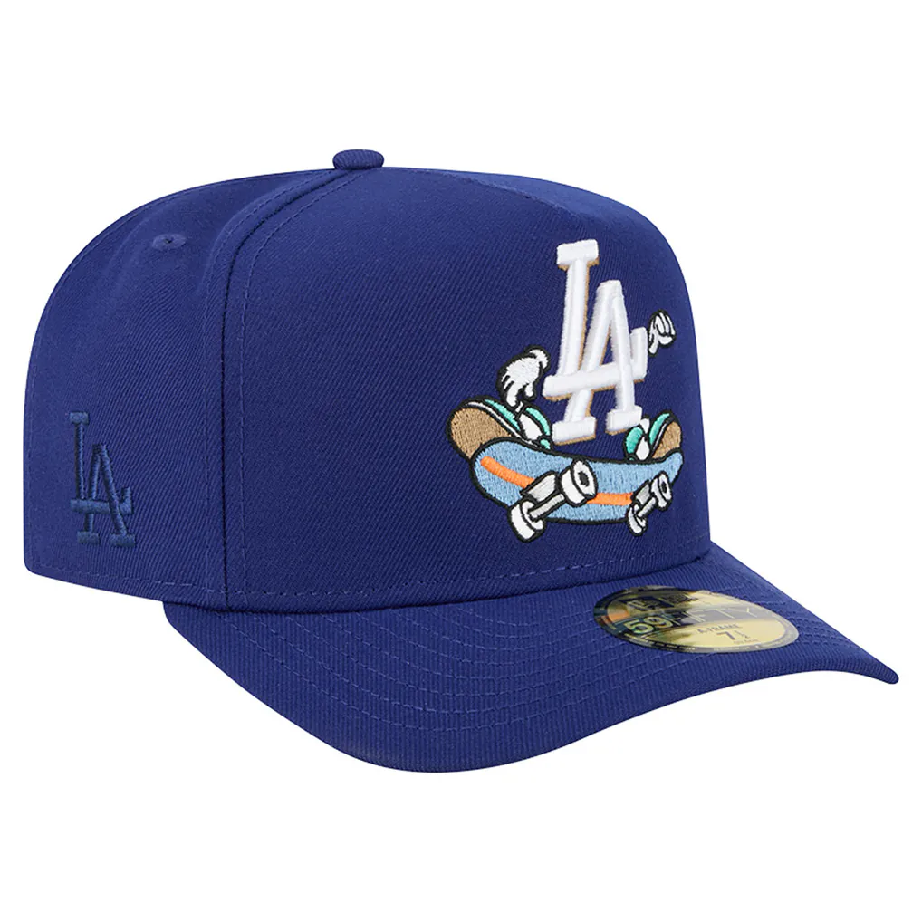 LA Dodgers New Era Cartoon A-Frame 59FIFTY Snapback