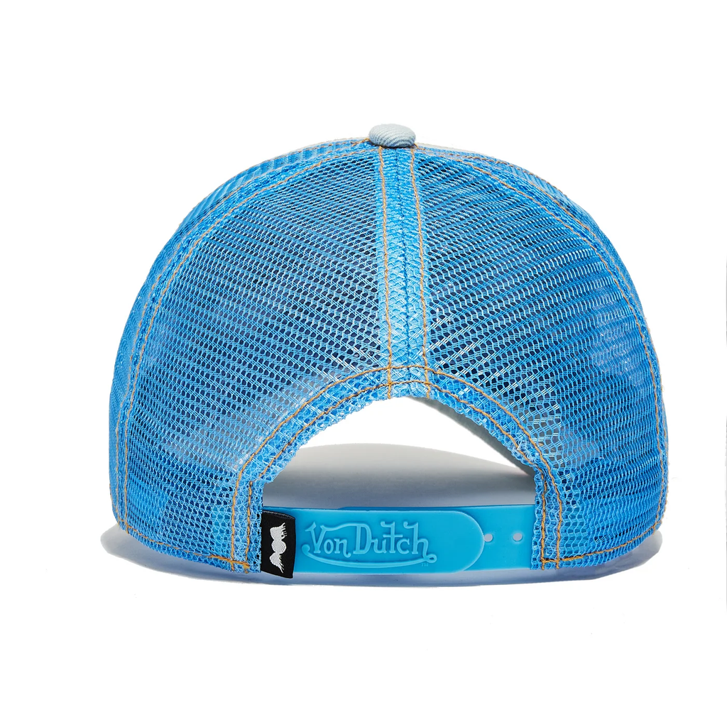 VON DUTCH LIGHT DENIM BLUE LOGO