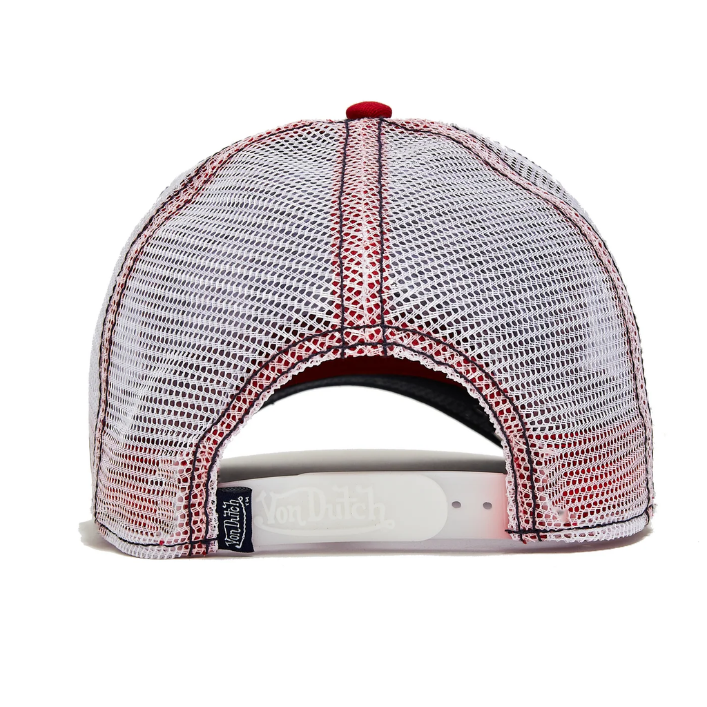 VON DUTCH "NAVY WITH RED" TRUCKER HAT