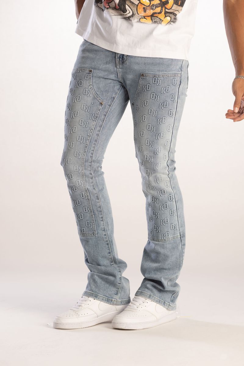 KINDRED PREMIUM EMBOSSED "KD" STACKED DENIM
