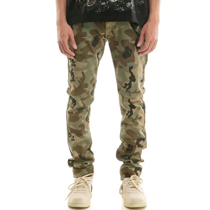 KDNK CAMO SKINNY PANTS