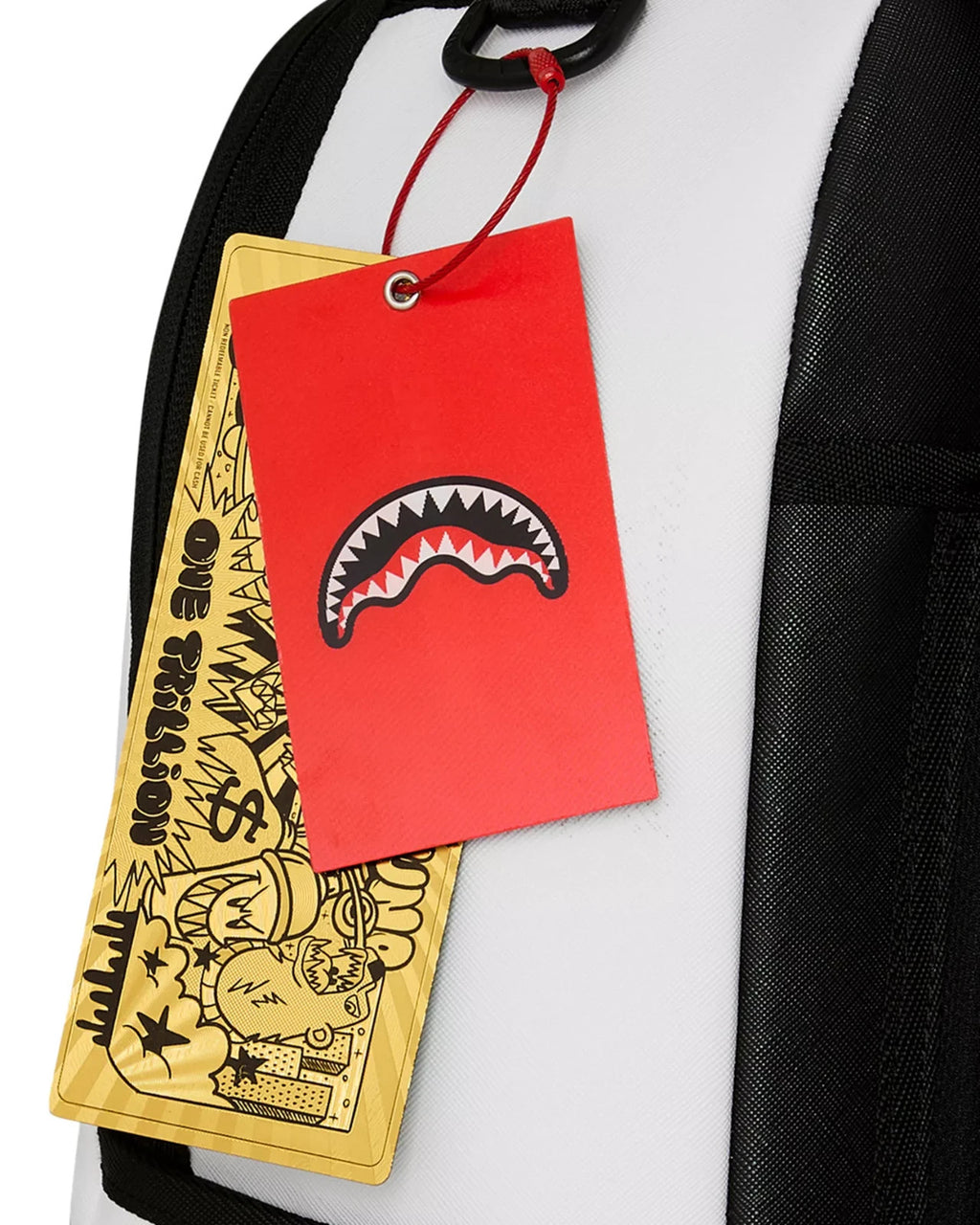 Sprayground Shark Central Bubble White Backpack