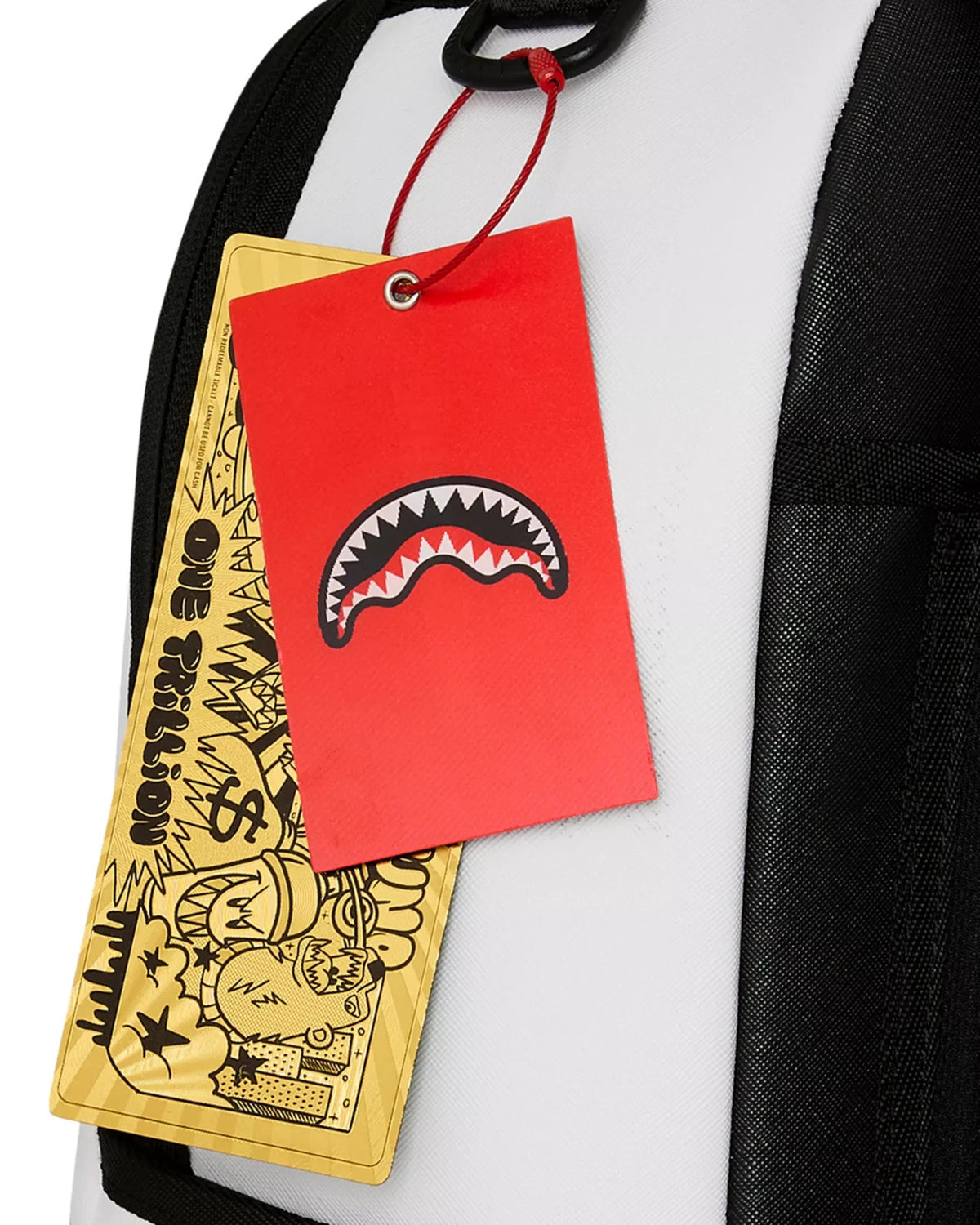 Sprayground Shark Central Bubble White Backpack