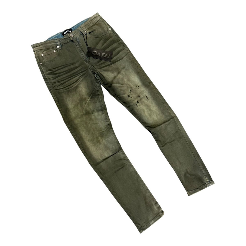 OATH ODESSA OIL SPILL SKINNY JEANS