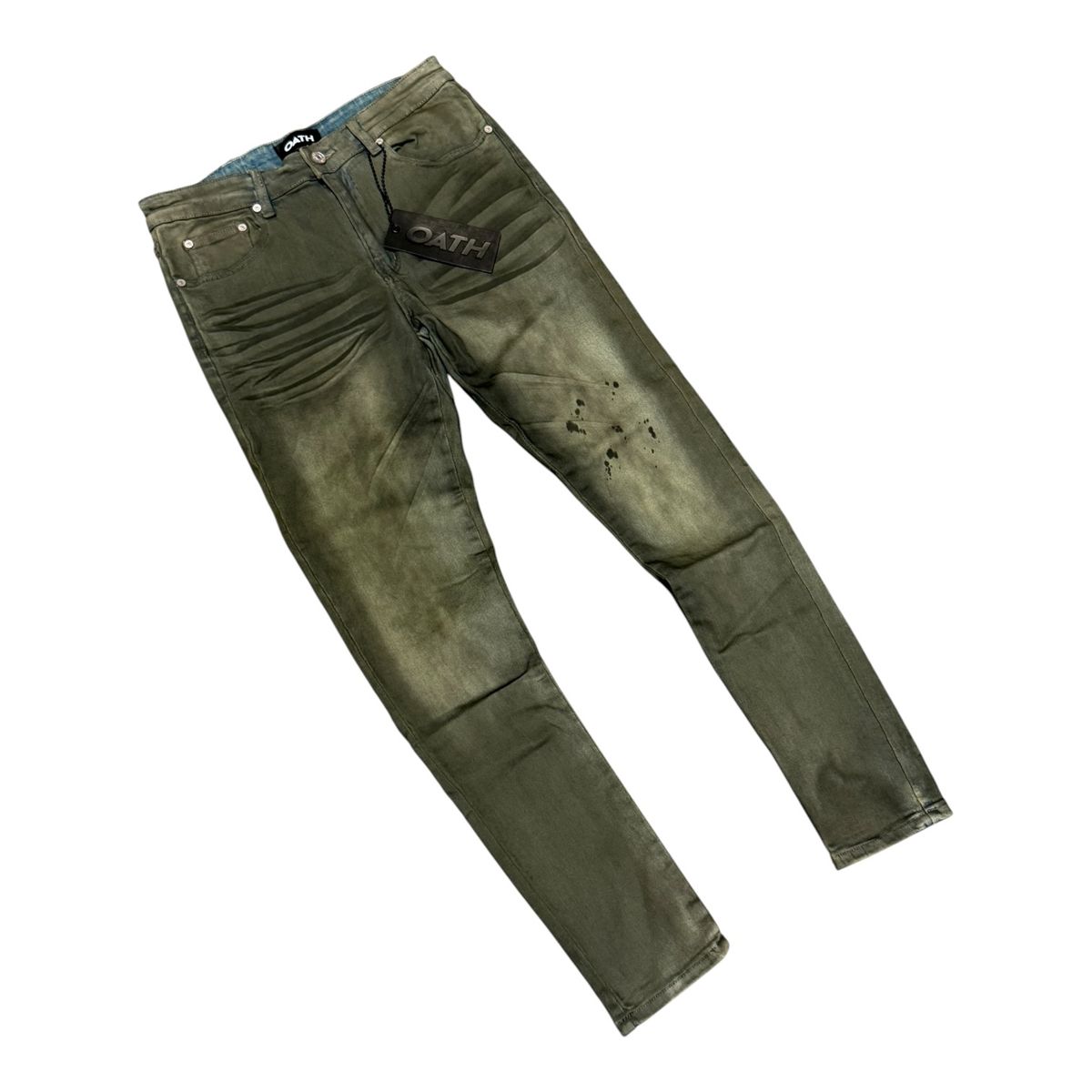 OATH ODESSA OIL SPILL SKINNY JEANS