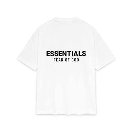 Fear of God Essentials Classic Short Sleeve Bright White Tee