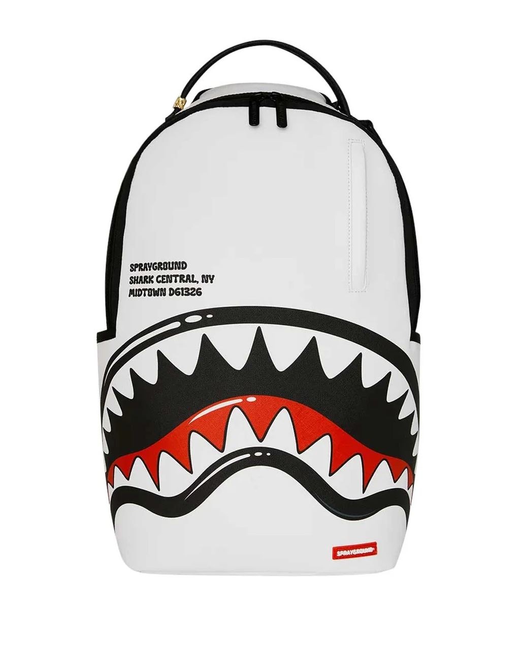 Sprayground Shark Central Bubble White Backpack