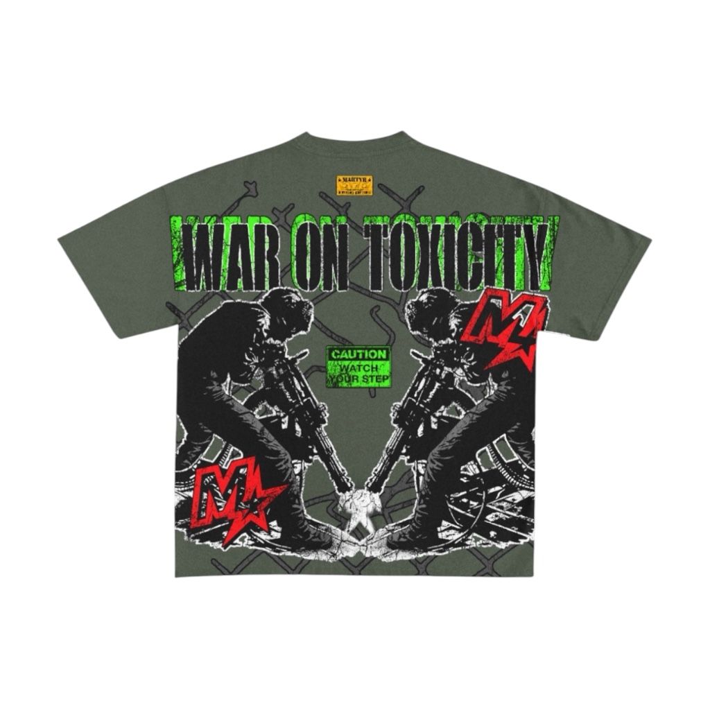 MARTYR "CAUTION"(GLOW IN DARK) TEE
