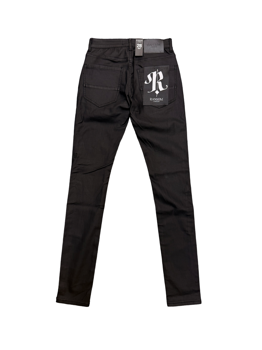 Ransom London BLACK WAX Denim