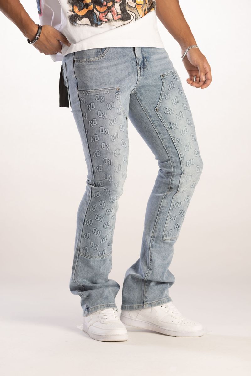 KINDRED PREMIUM EMBOSSED "KD" STACKED DENIM