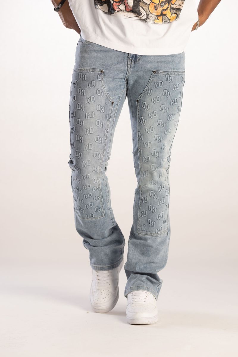KINDRED PREMIUM EMBOSSED "KD" STACKED DENIM