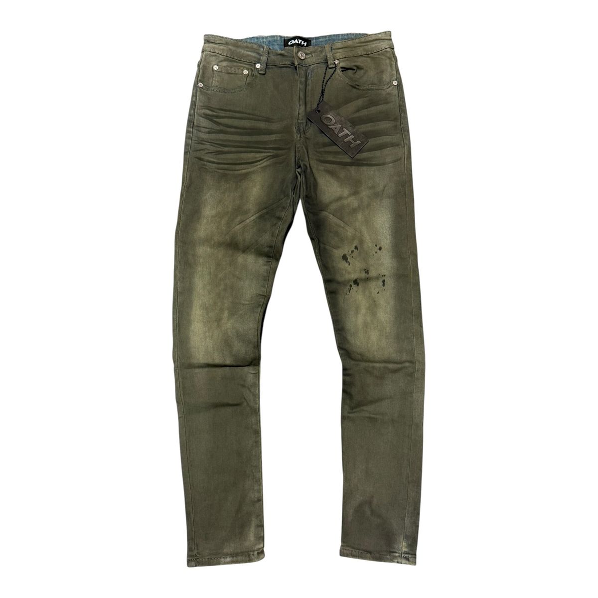 OATH ODESSA OIL SPILL SKINNY JEANS