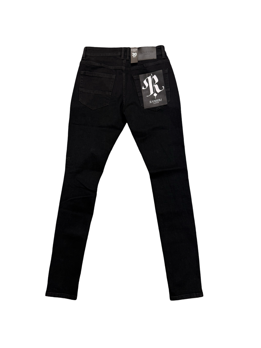 Ransom London BLACK Denim