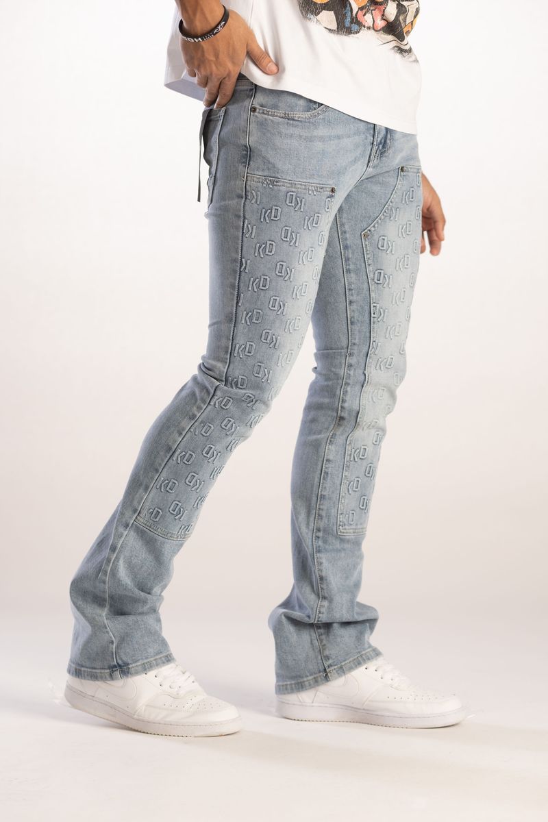 KINDRED PREMIUM EMBOSSED "KD" STACKED DENIM